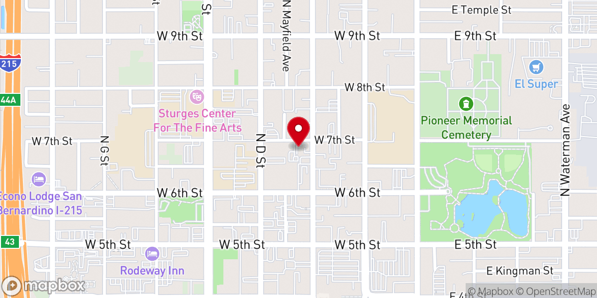 Map showing location of St John Primitive