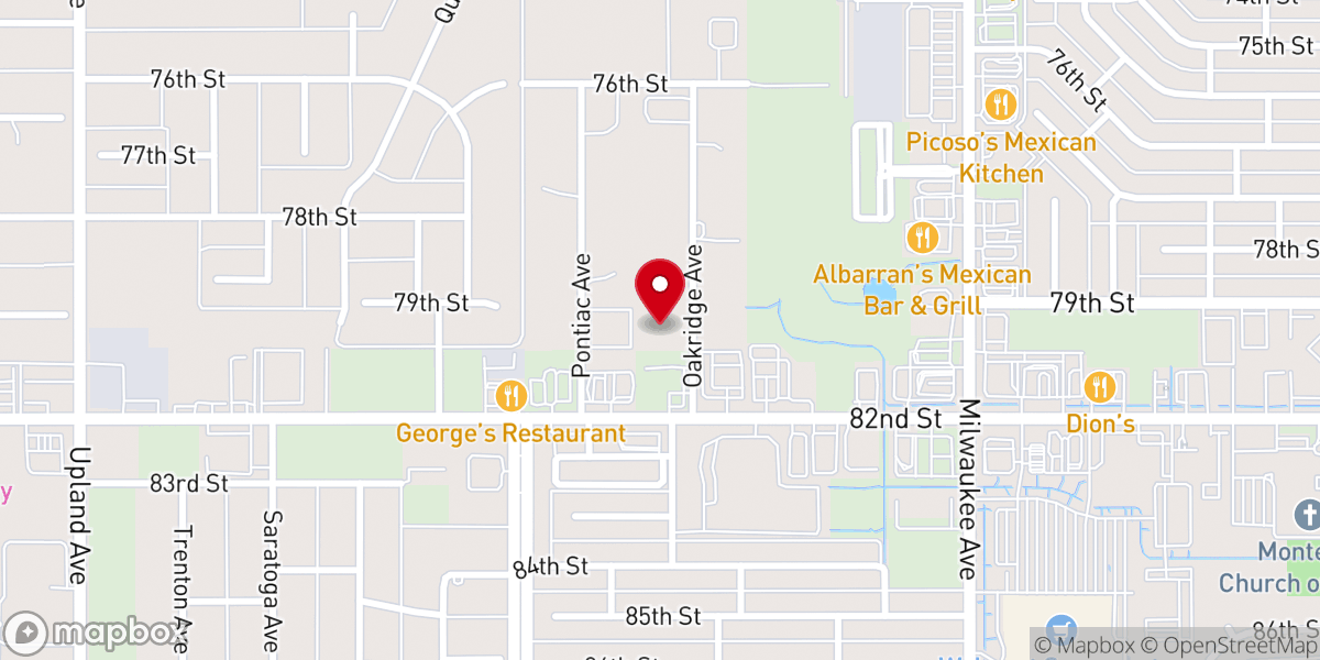 Map showing location of Satsang Mandal of West Texas