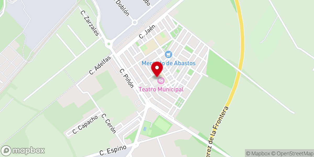 Map showing location of Parroquia de San Enrique y Santa Teresa