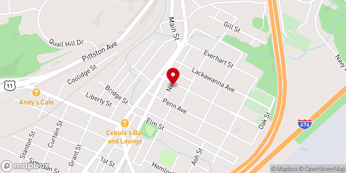 Map showing location of Holy Mother of Sorrows Polish National Catholic Chapel