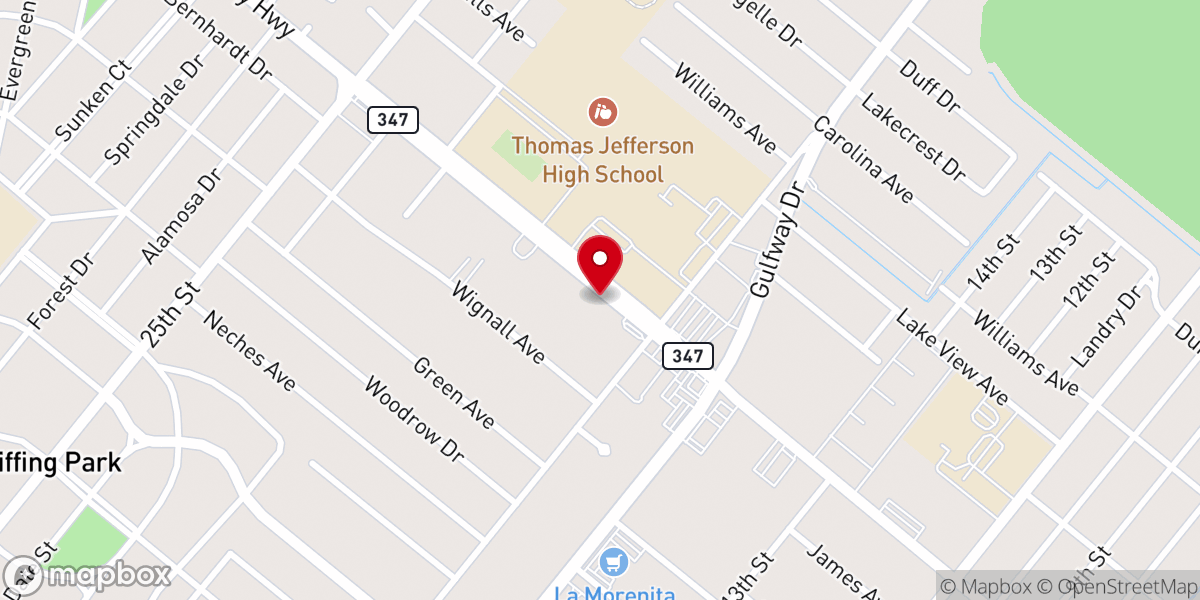 Map showing location of Christian Faith Missionary Baptist Church