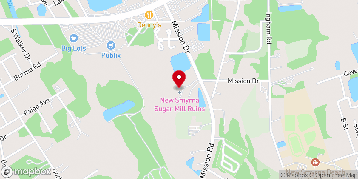 Map showing location of Cruger-dePeyster Plantation Sugar Mill Ruins