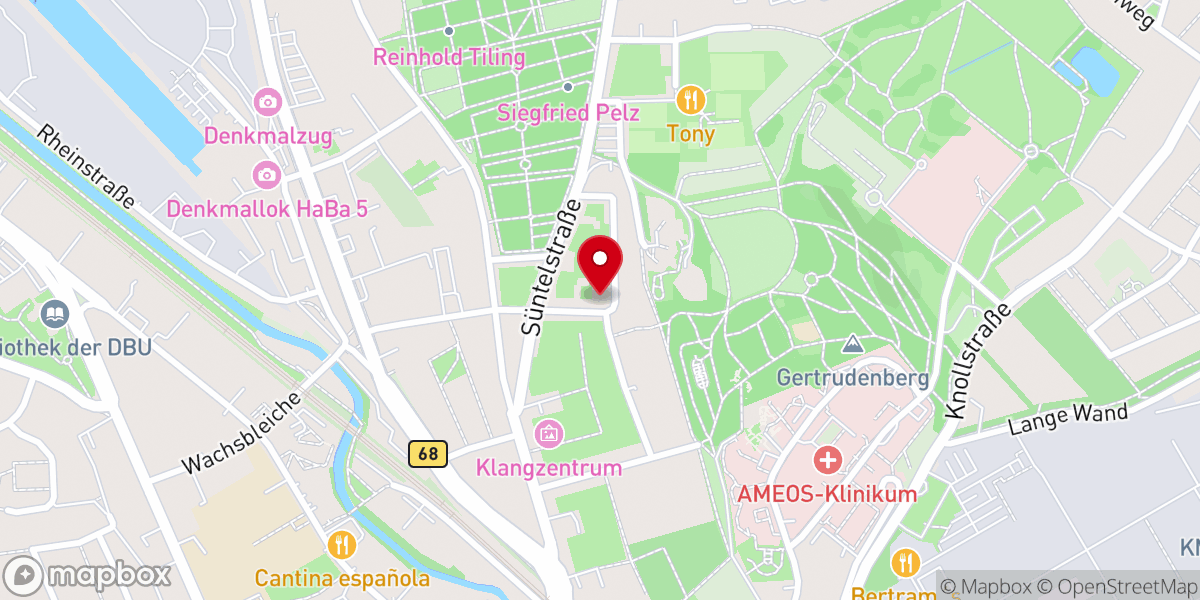 Map showing location of Christliche Versammlungen von Christen in Osnabrück