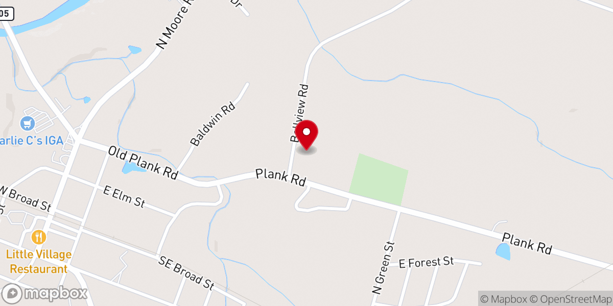 Map showing location of Church Of God Of Prophecy