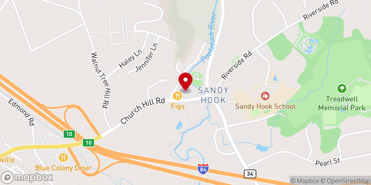 Map showing location of CT Wellness Center
