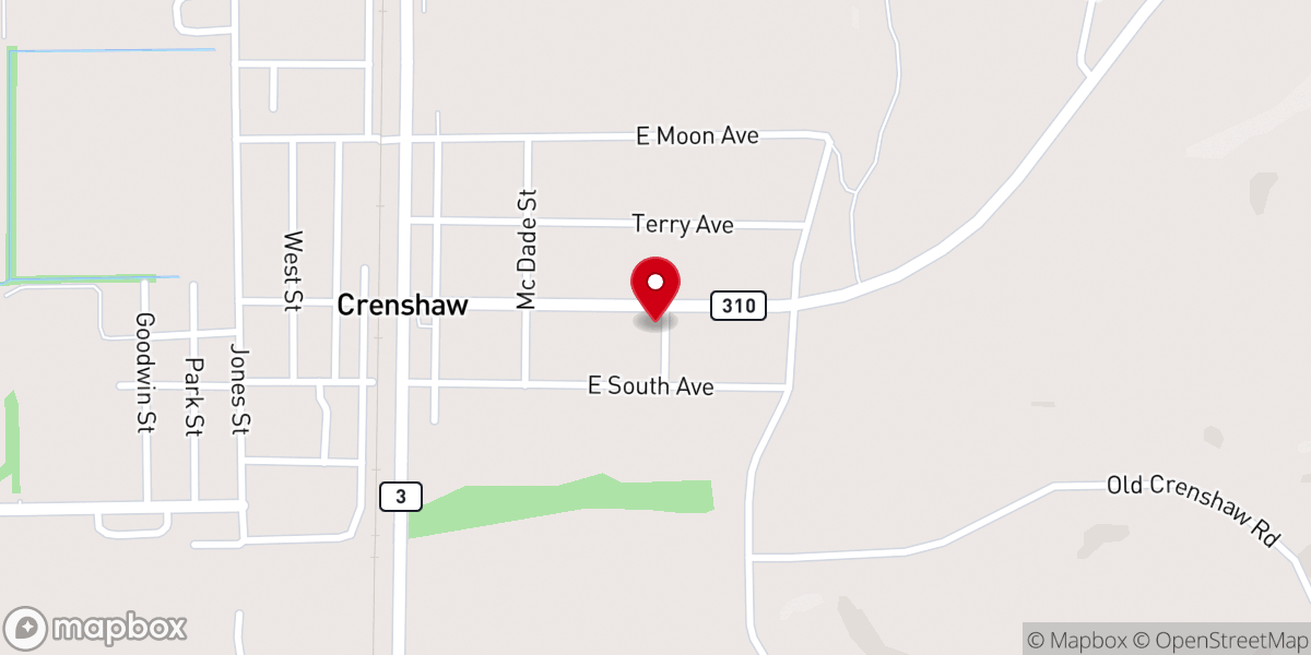 Map showing location of Braham Chapel