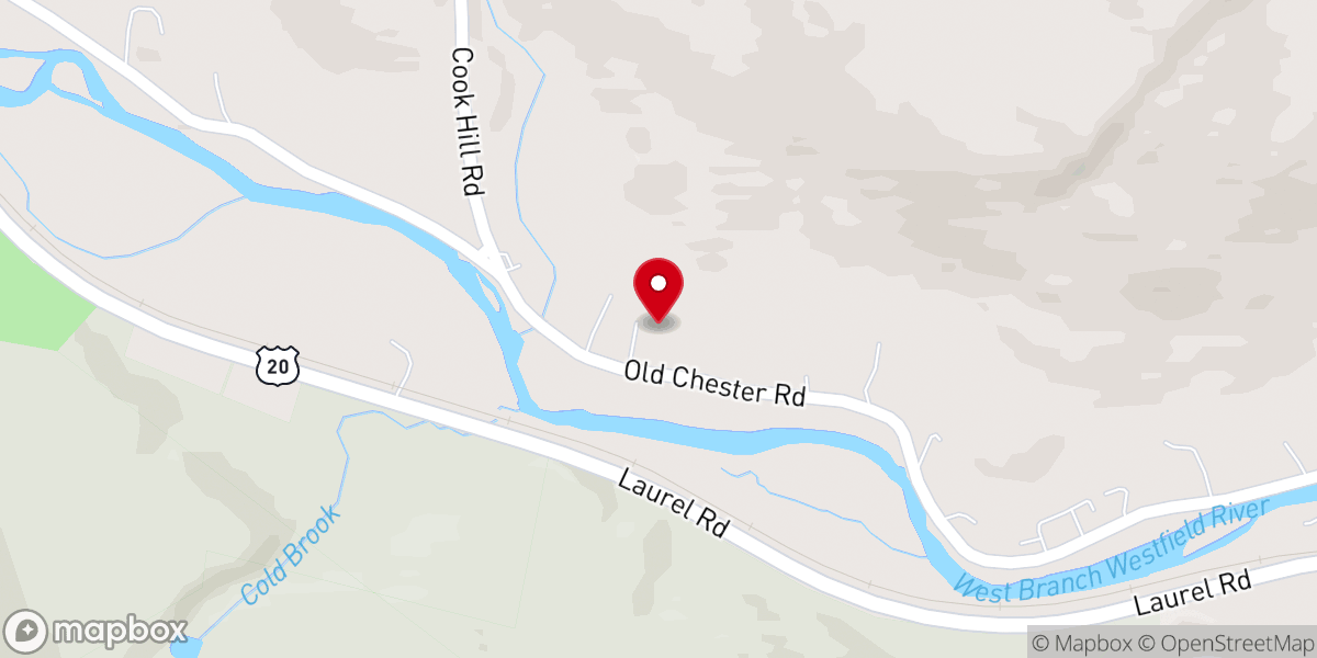 Map showing location of Pioneer Valley Assembly Church
