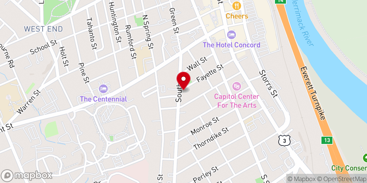 Map showing location of Restoration Foursquare Church