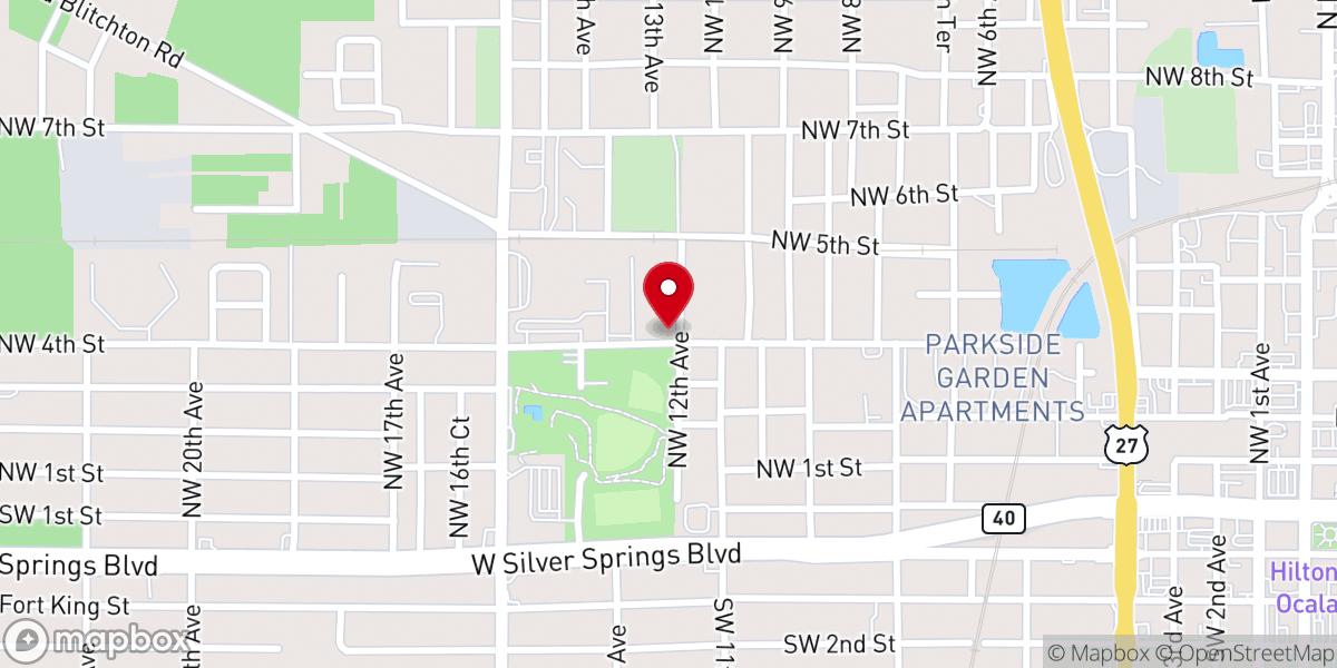 Map showing location of Second Bethlehem Baptist