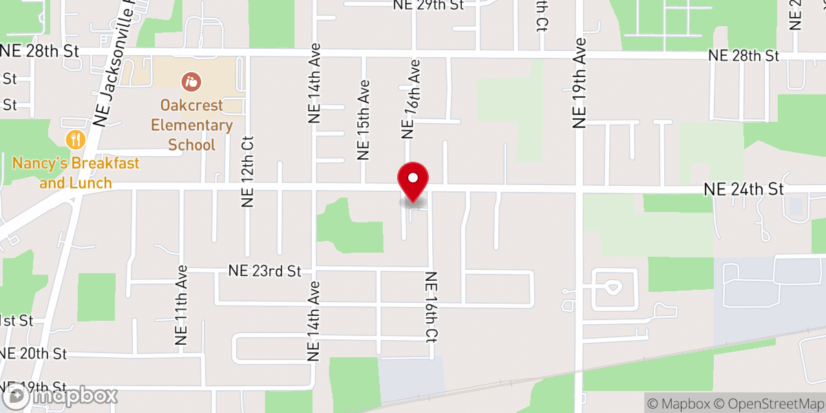Map showing location of Ministerio Cielos Abiertos