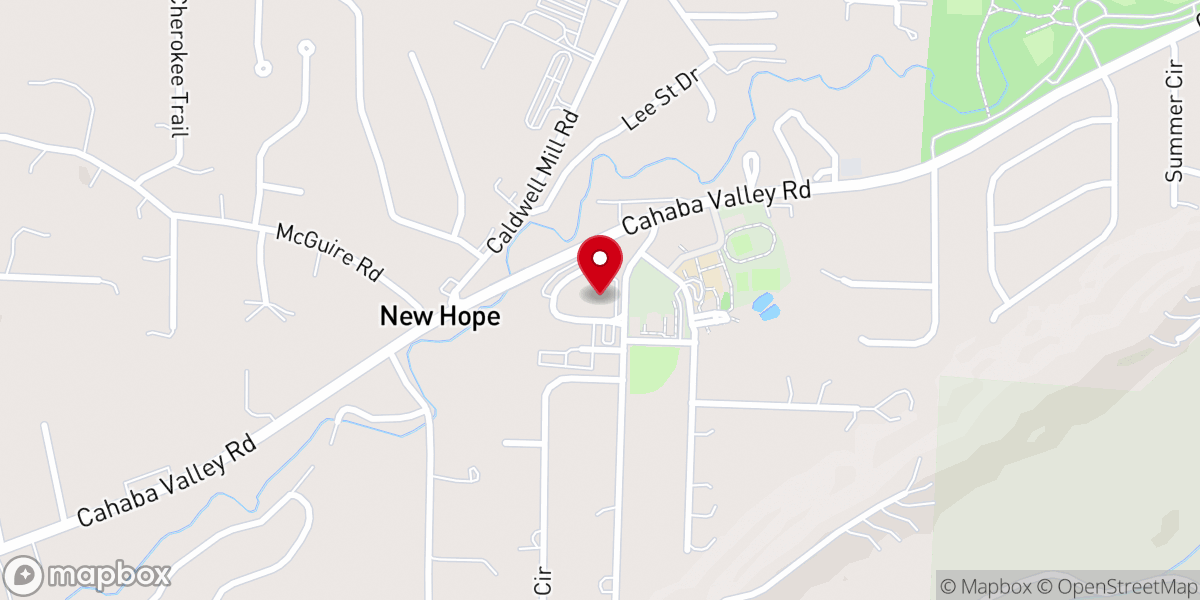 Map showing location of Our Lady of the Valley Catholic Parish