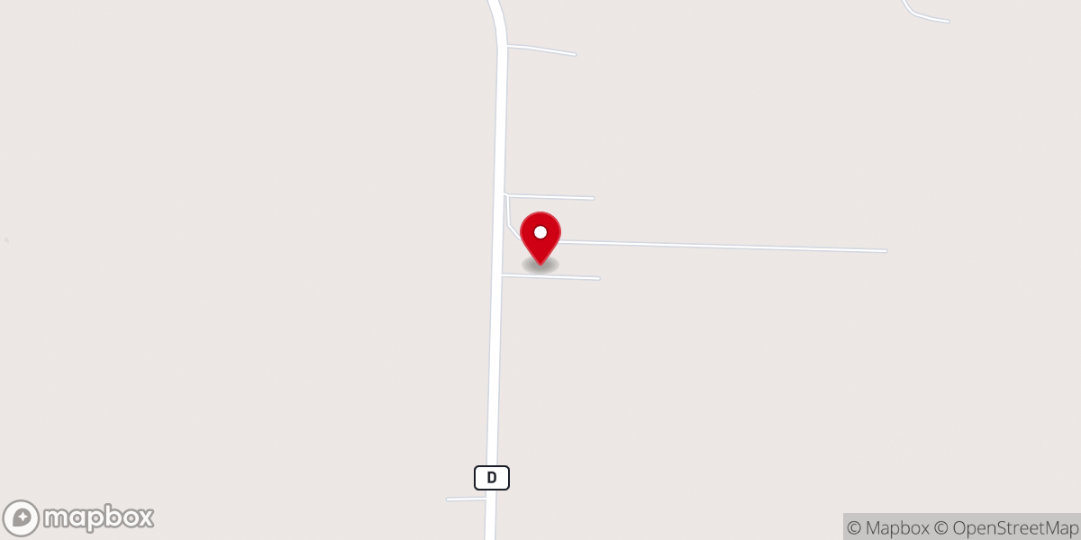 Map showing location of North Ozark Mennonite Church (Weaverland Conference)