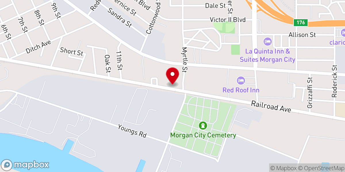 Map showing location of St Mary Parish Tax Collector