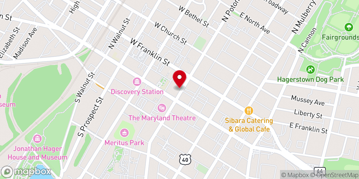 Map showing location of Gloryfire Ministries Inc
