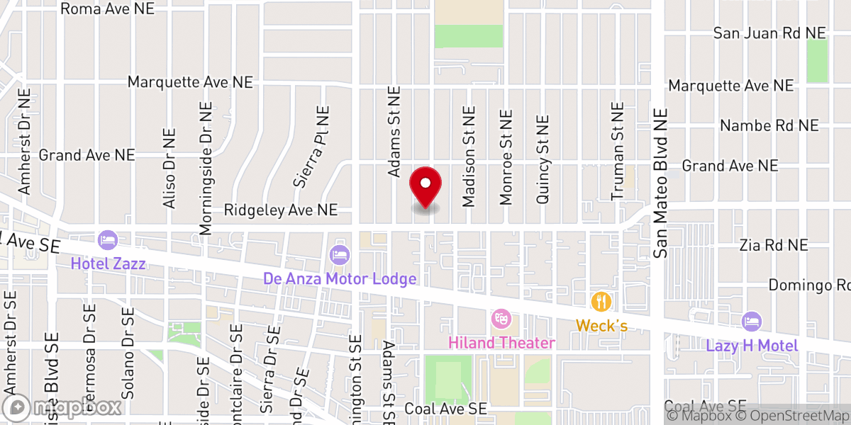 Map showing location of Saint Timothys Lutheran Church