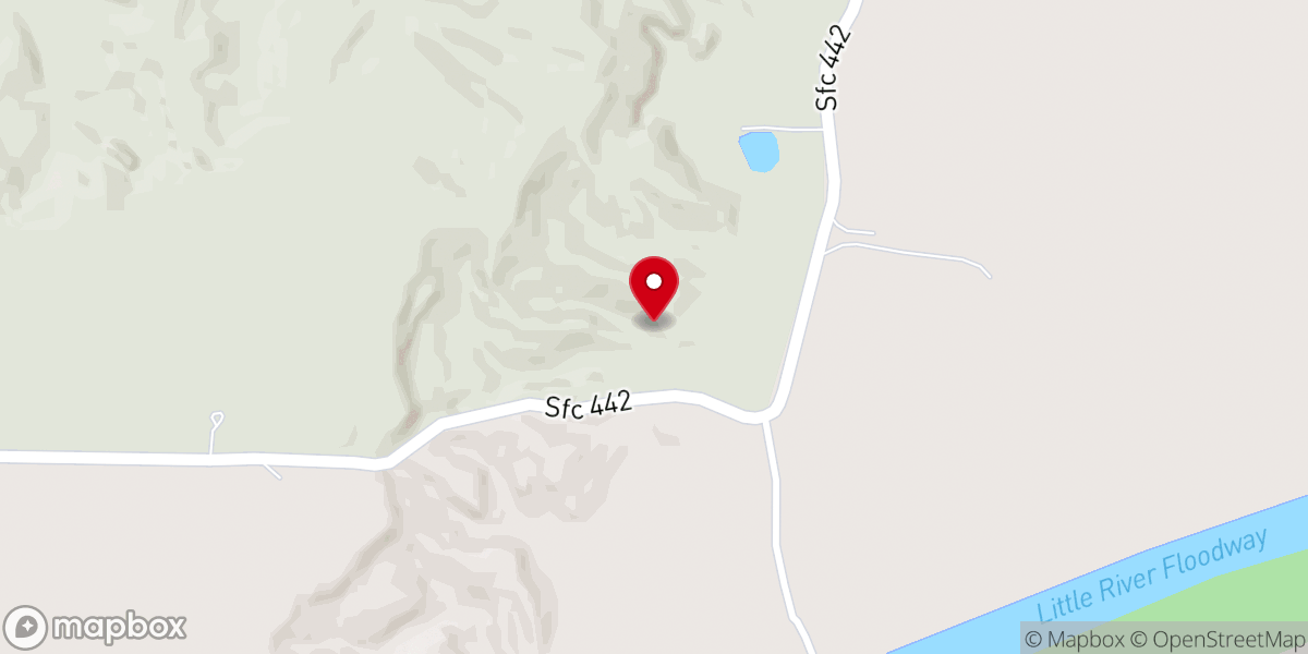 Map showing location of New Sardis Church