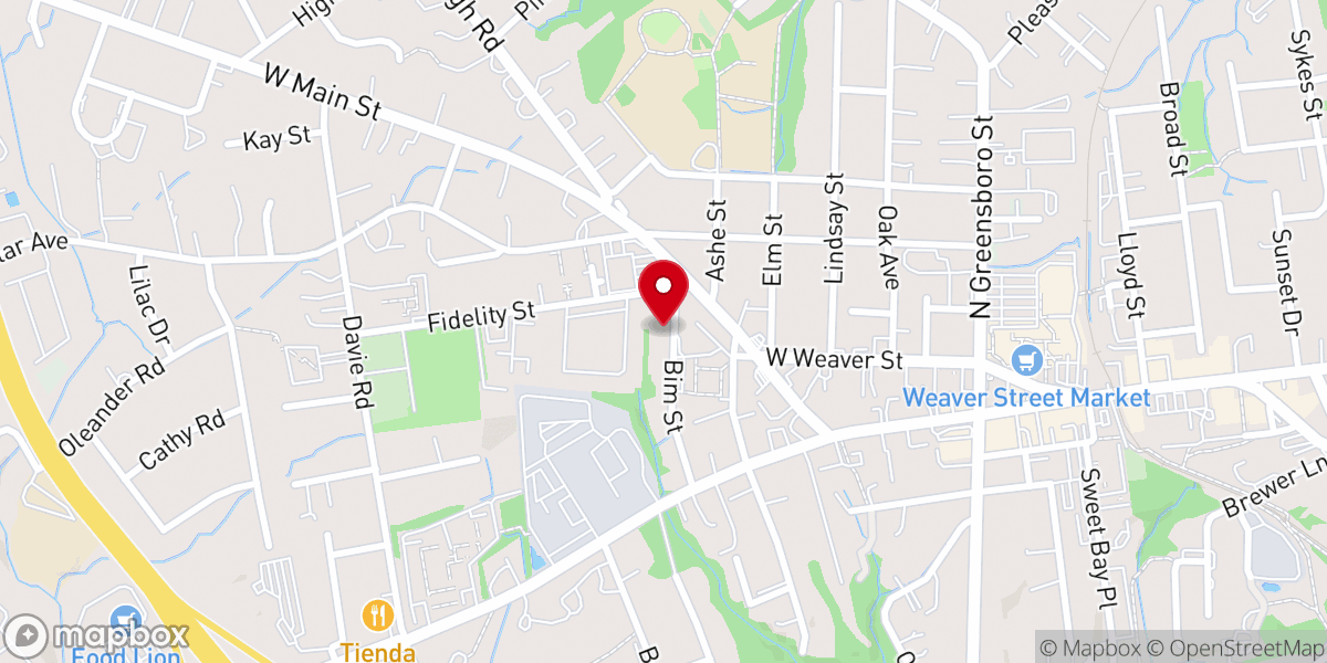 Map showing location of Chapel Hill Christian Church (Disciples of Christ)