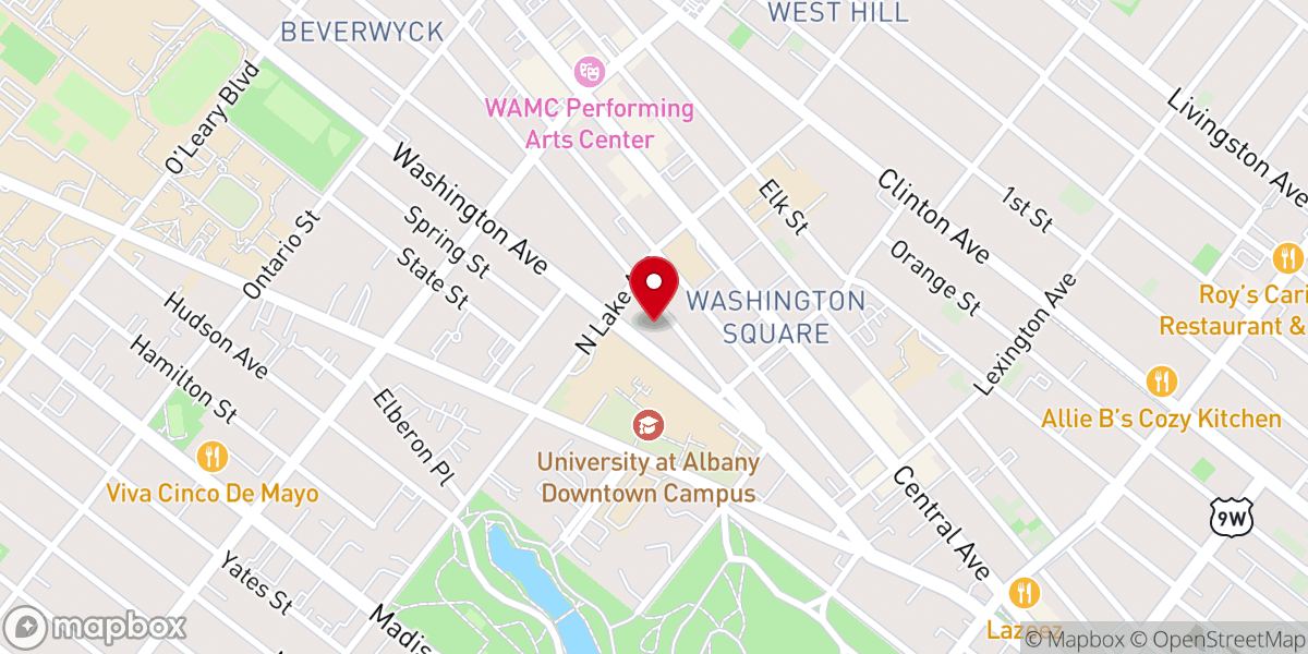 Map showing location of Mount Pleasant Baptist Church
