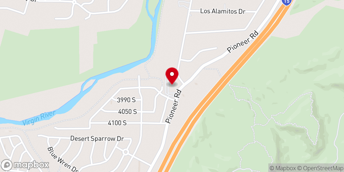 Map showing location of Calvary Chapel Saint George