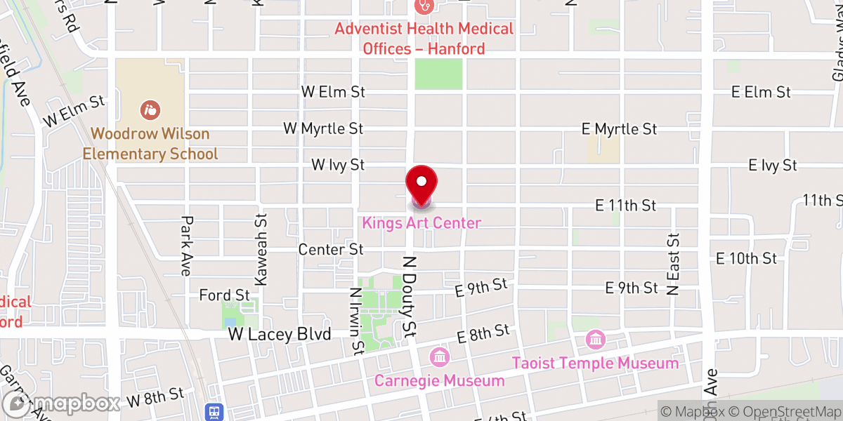 Map showing location of Episcopal Church of the Savior