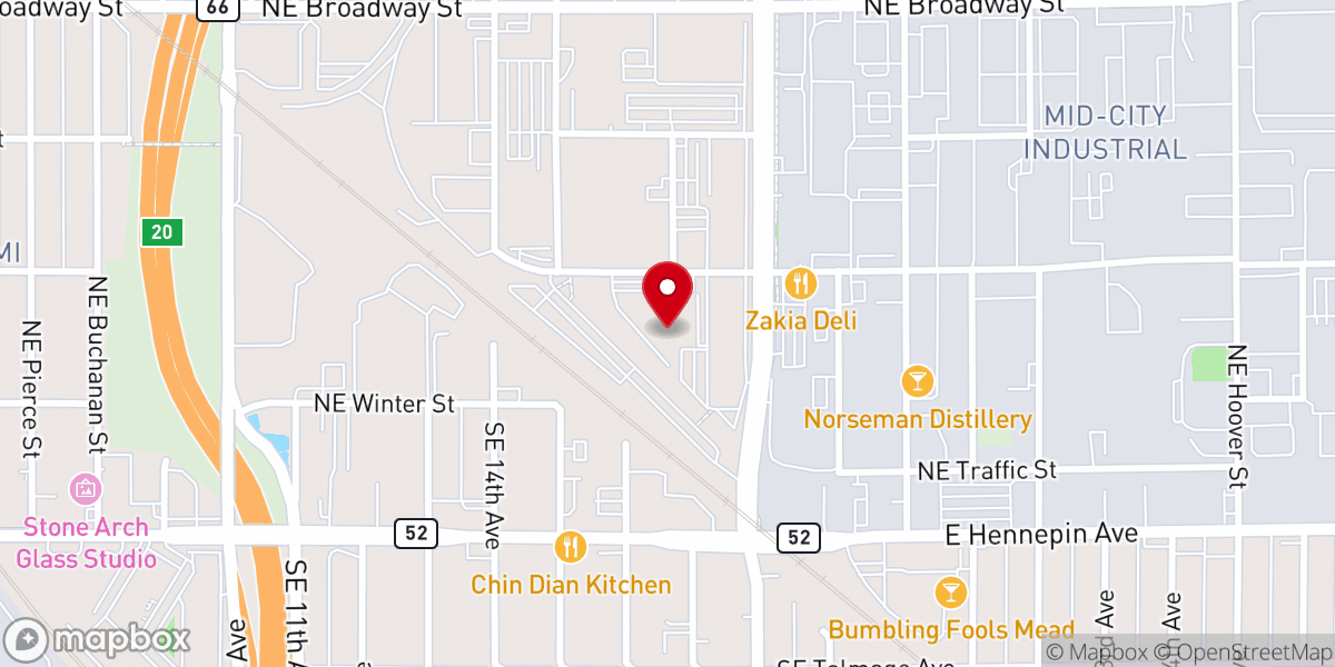 Map showing location of Redemption Church