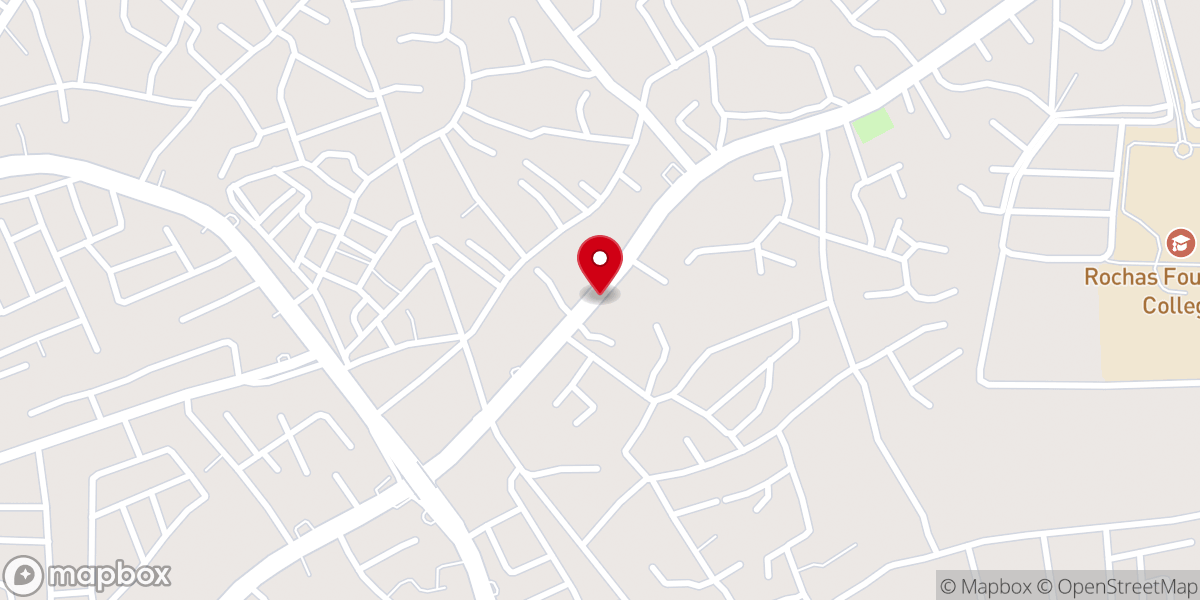 Map showing location of Truelight Glory House