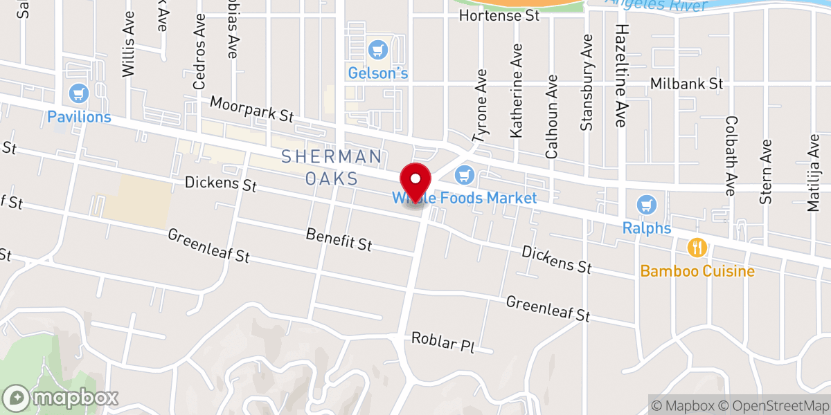 Map showing location of Coram Deo Church