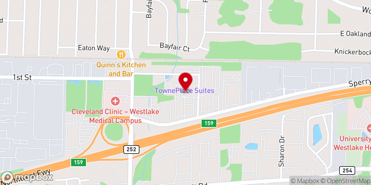 Map showing location of Tres Dias Cleveland Inc