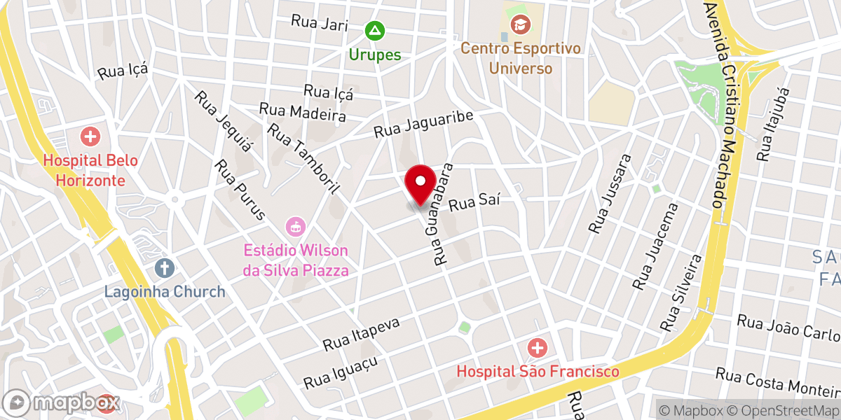 Map showing location of Paróquia Nossa Senhora das Graças e Medalha Milagrosa