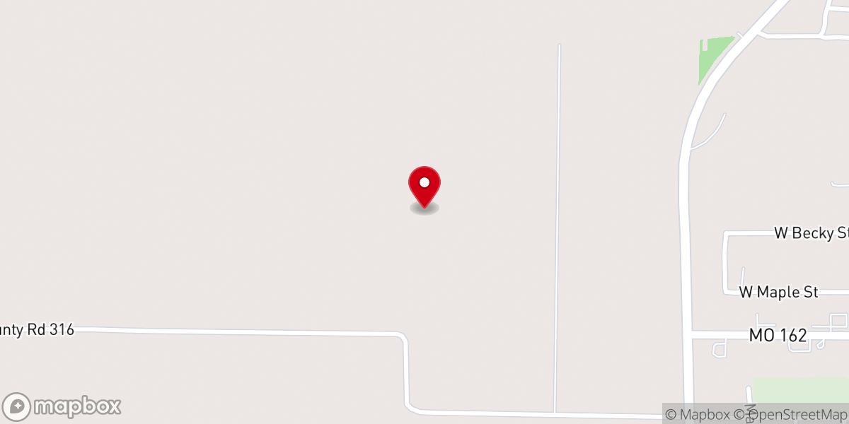 Map showing location of Freeborn Township