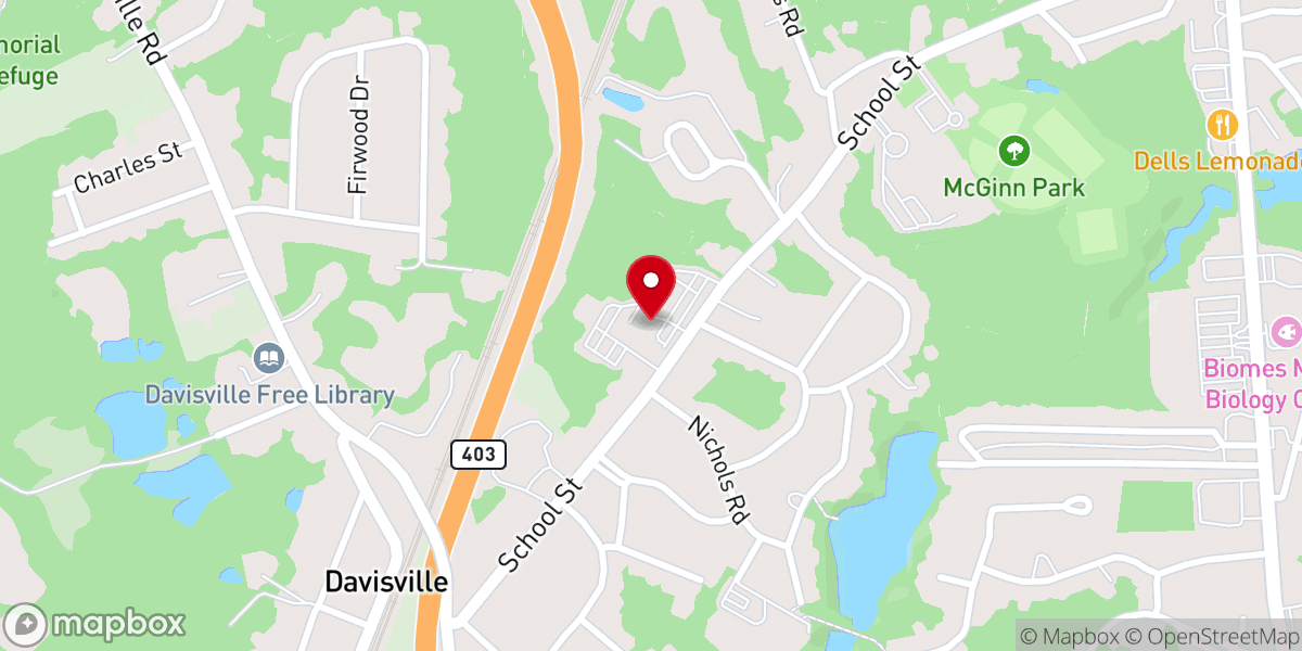 Map showing location of Saint Francis de Sales Roman Catholic Church