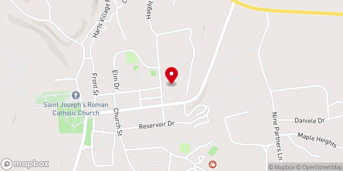 Map showing location of Lyall Community Church
