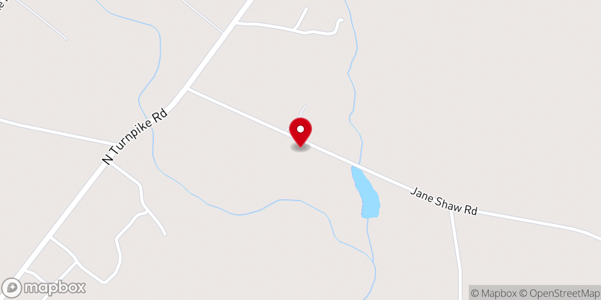 Map showing location of St. Peter United Methodist Church
