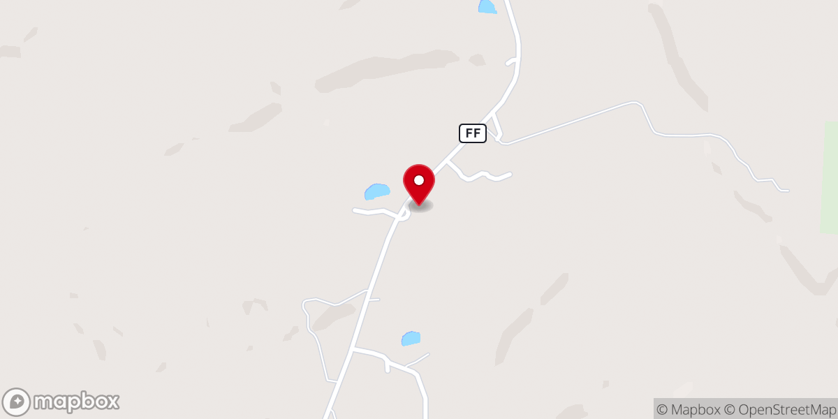 Map showing location of Cass Chapel