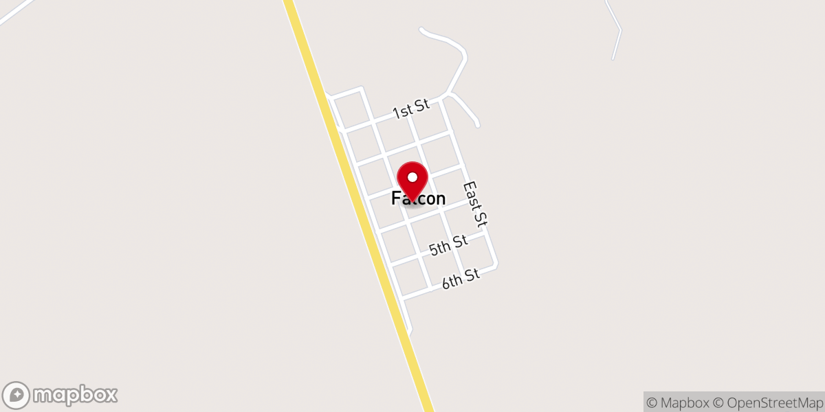 Map showing location of Santa Anna Catholic Mission