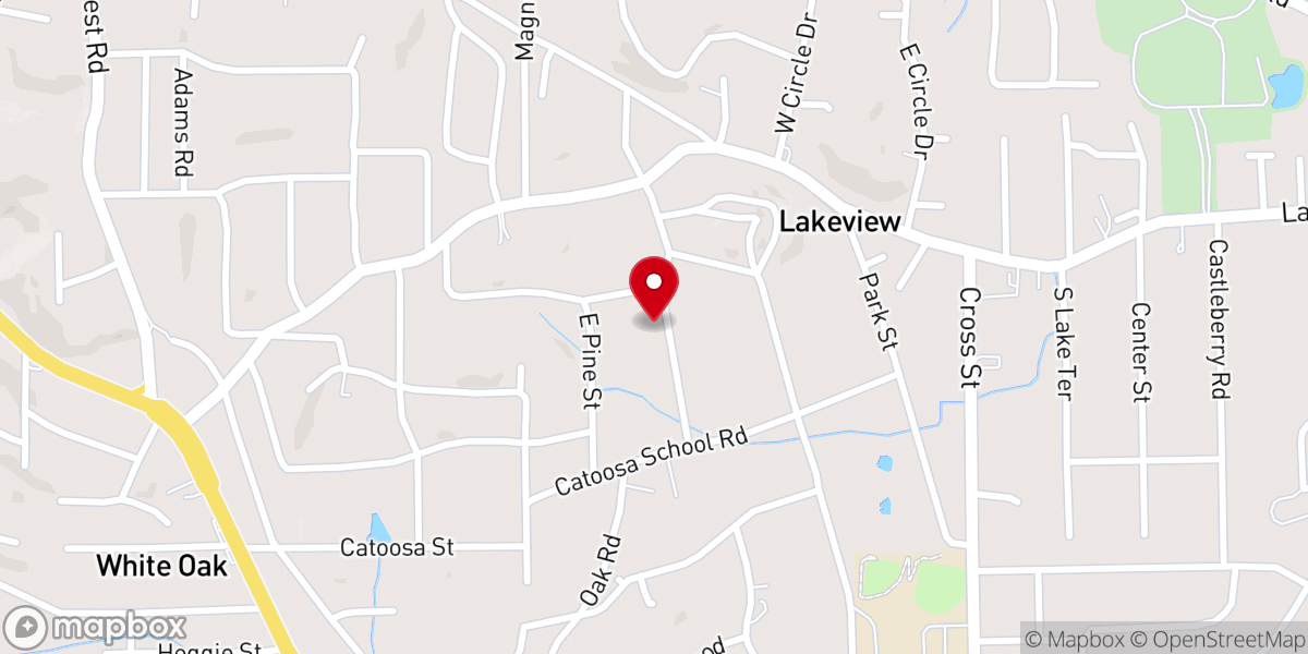 Map showing location of Berean Anna Baptist Assembly
