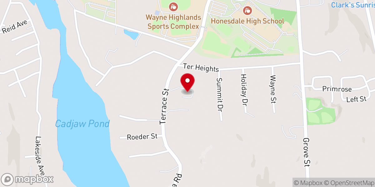 Map showing location of Level Grounds Cafe