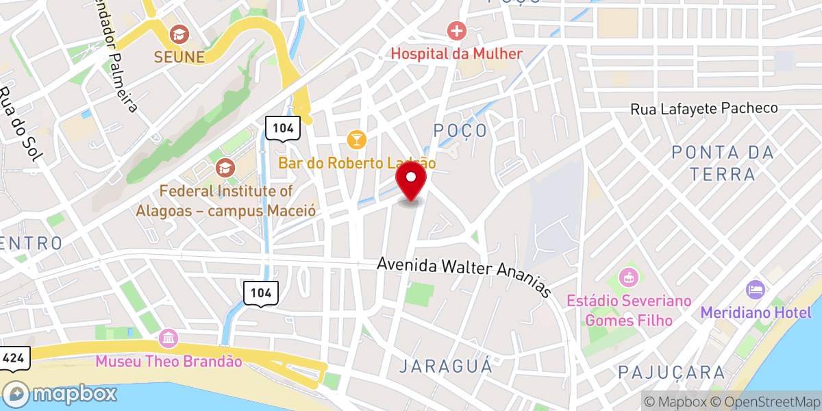 Map showing location of A Igreja de Jesus Cristo dos Santos dos Últimos Dias