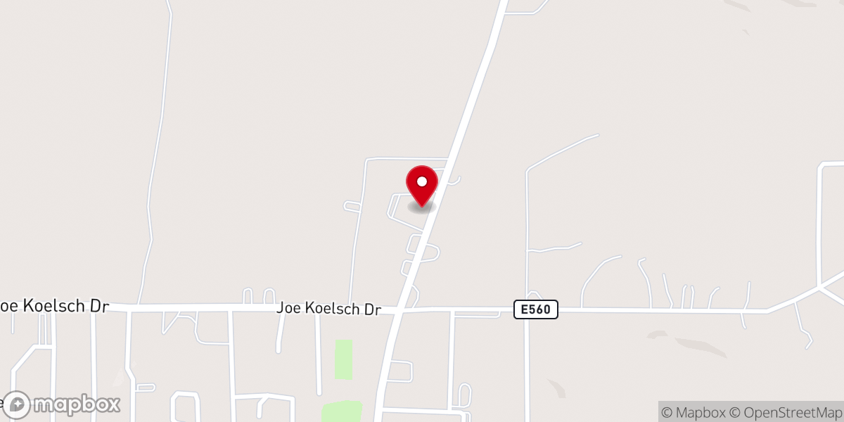 Map showing location of First United Methodist Church of Locust Grove