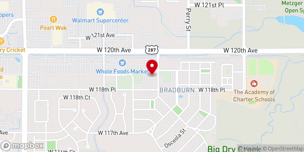 Map showing location of The Establishment at Bradburn Village