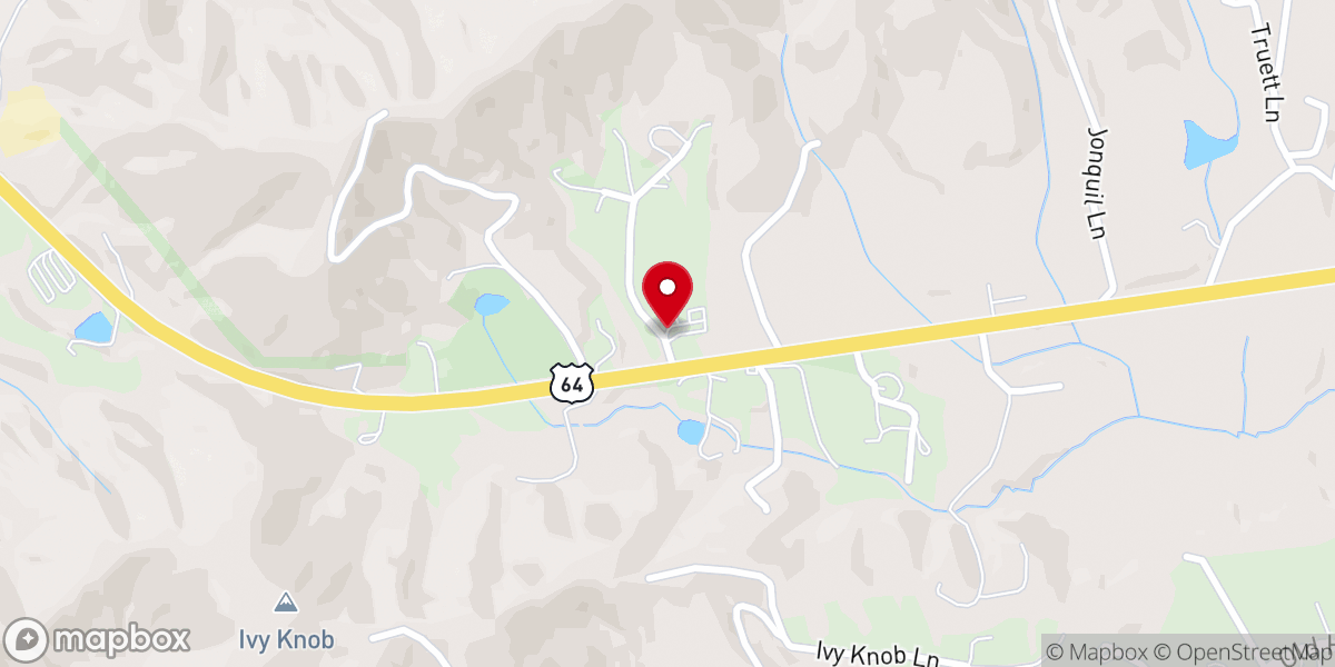 Map showing location of New Life Church