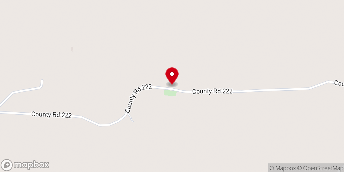 Map showing location of Haven Hill Church