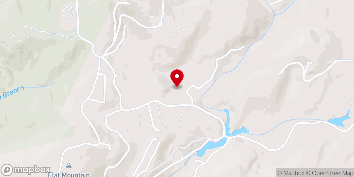 Map showing location of Flat Mountain Farm