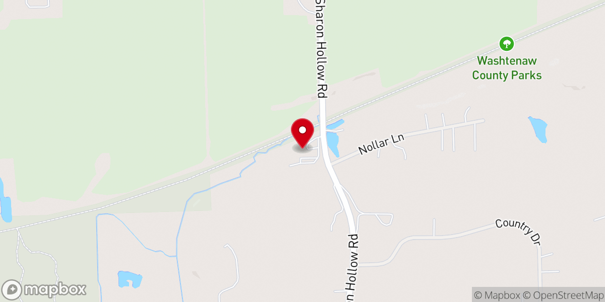 Map showing location of Community Bible Church
