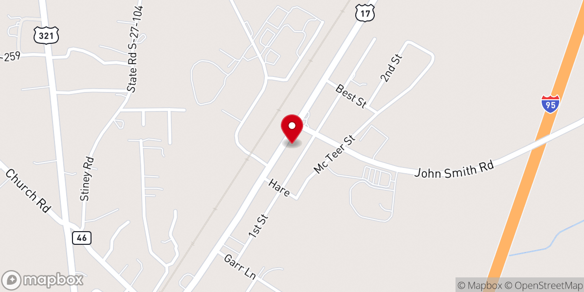 Map showing location of The Glorious Church of Jesus Christ