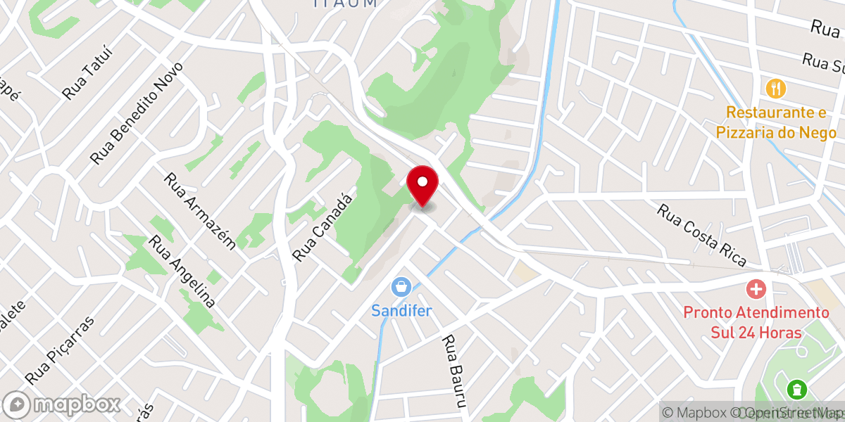 Map showing location of Comunidade Nossa Senhora Aparecida
