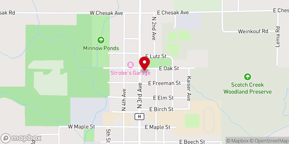 Map showing location of St Stephen ELCA