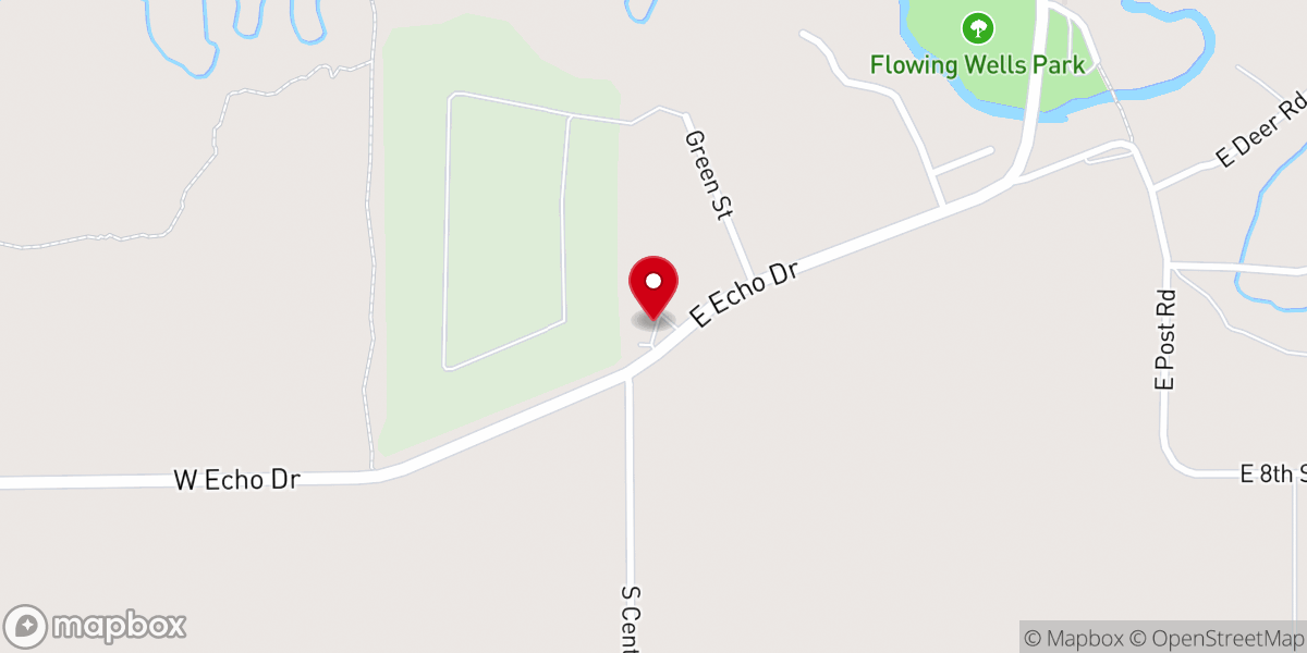 Map showing location of Chapel of the Three Crosses