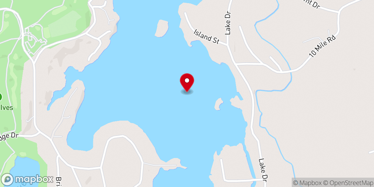 Map showing location of Lake Mecosta
