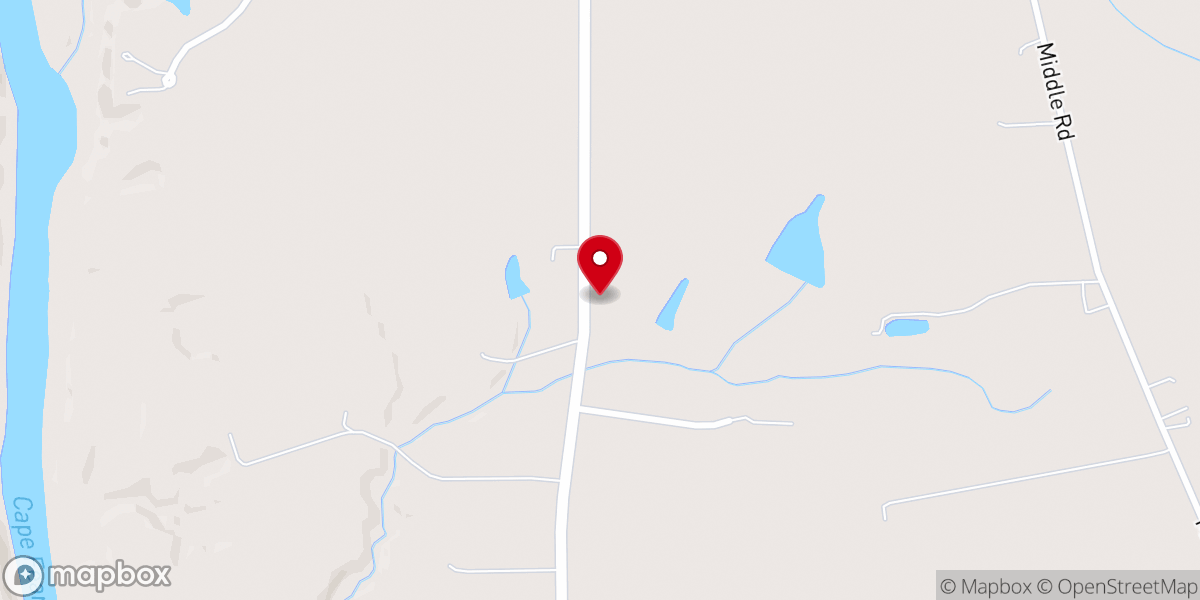 Map showing location of Smith Grove Free Will Baptist Church
